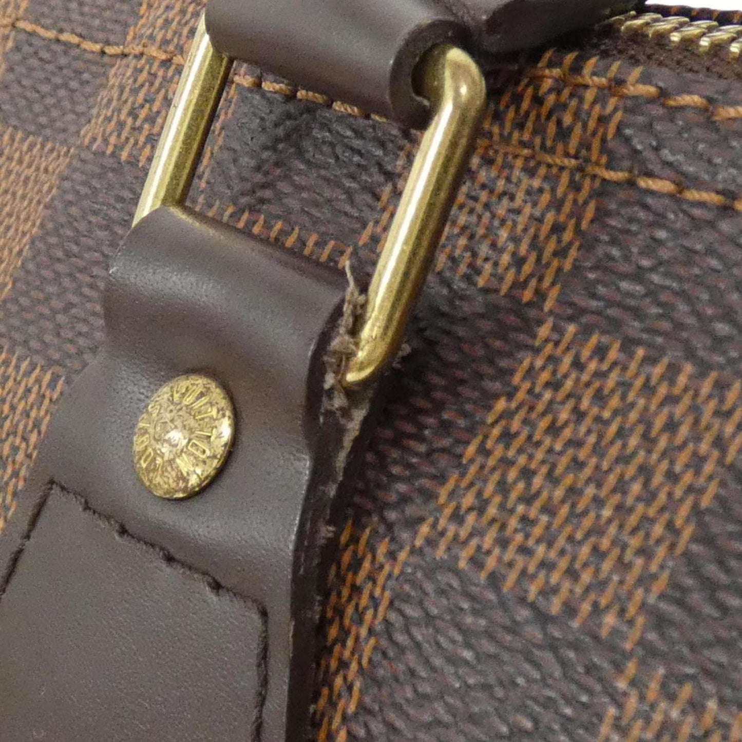 Louis Vuitton Coated Canvas Brown Travel Bags