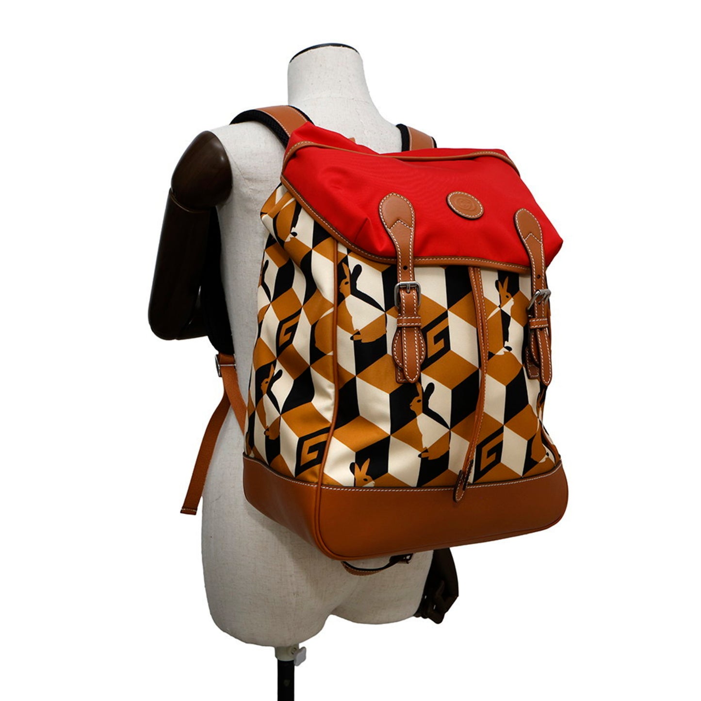Gucci Nylon Brown Backpacks