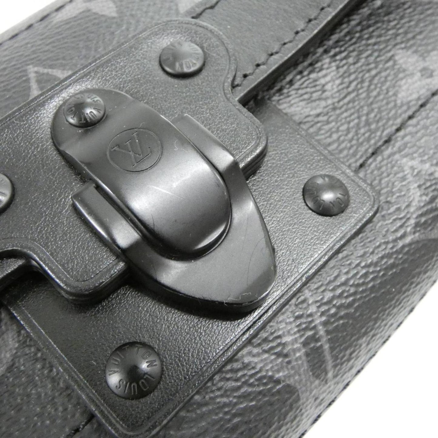 Louis Vuitton Coated Canvas Black Shoulder Bags