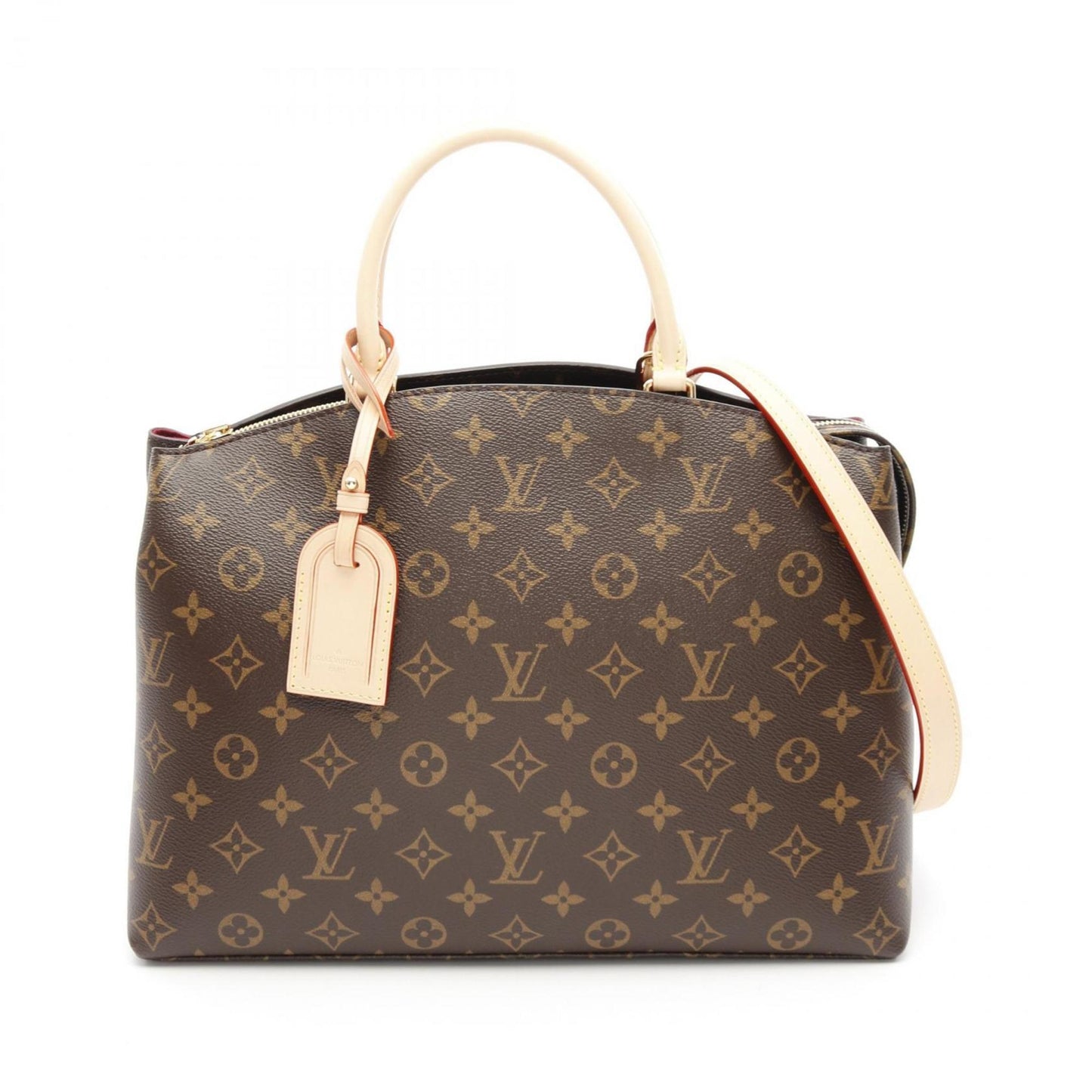 Louis Vuitton Coated Canvas Brown Handbags