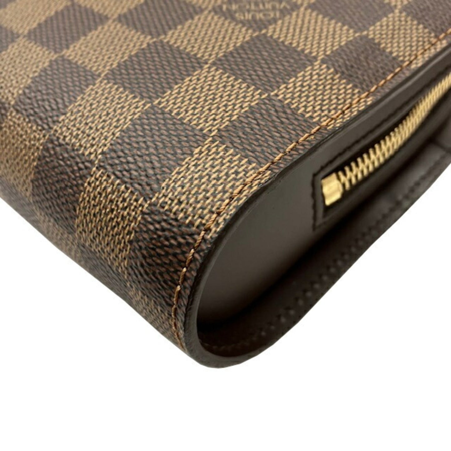 Louis Vuitton Monogram Canvas Brown Clutch Bags