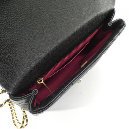 Chanel Calfskin Black Shoulder Bags