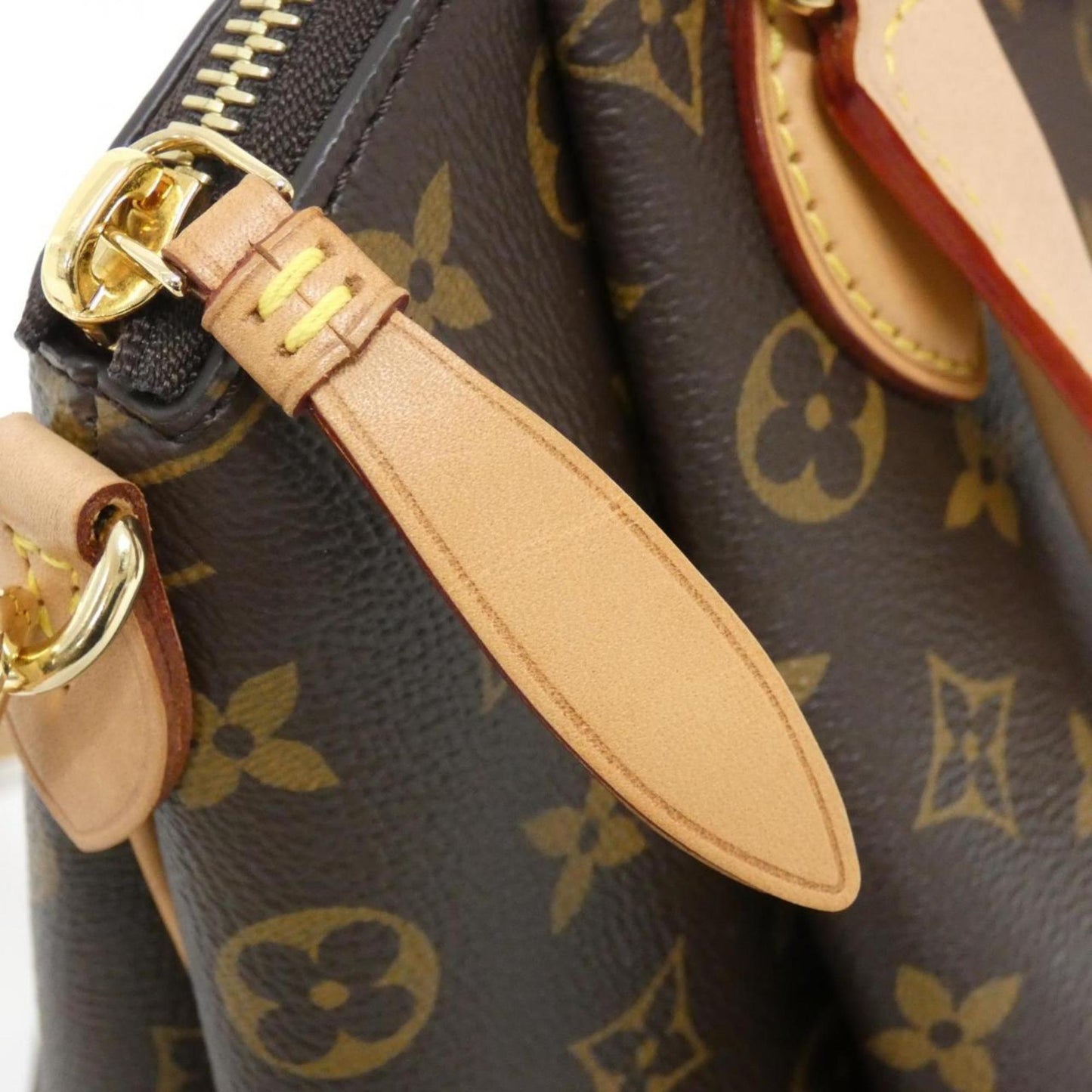 Louis Vuitton Coated Canvas Brown Handbags