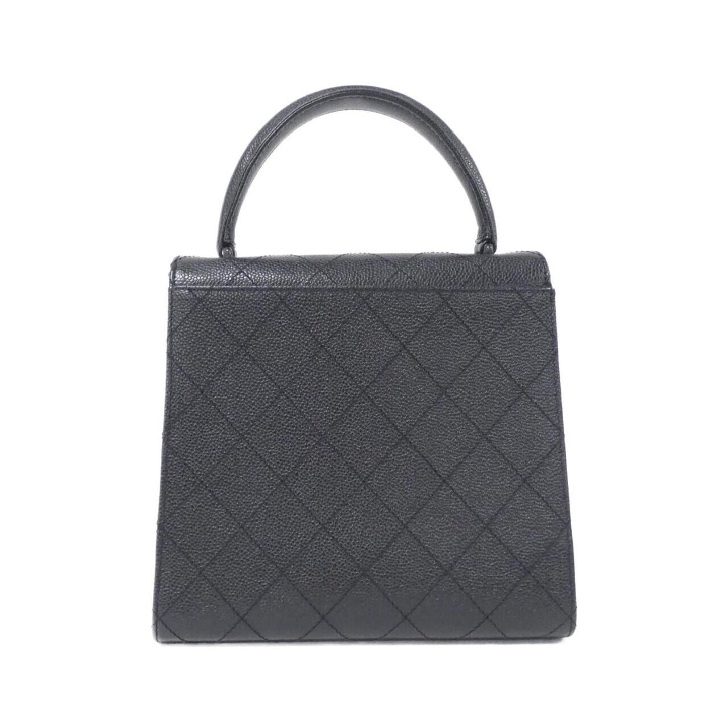 Chanel Calfskin Black Handbags
