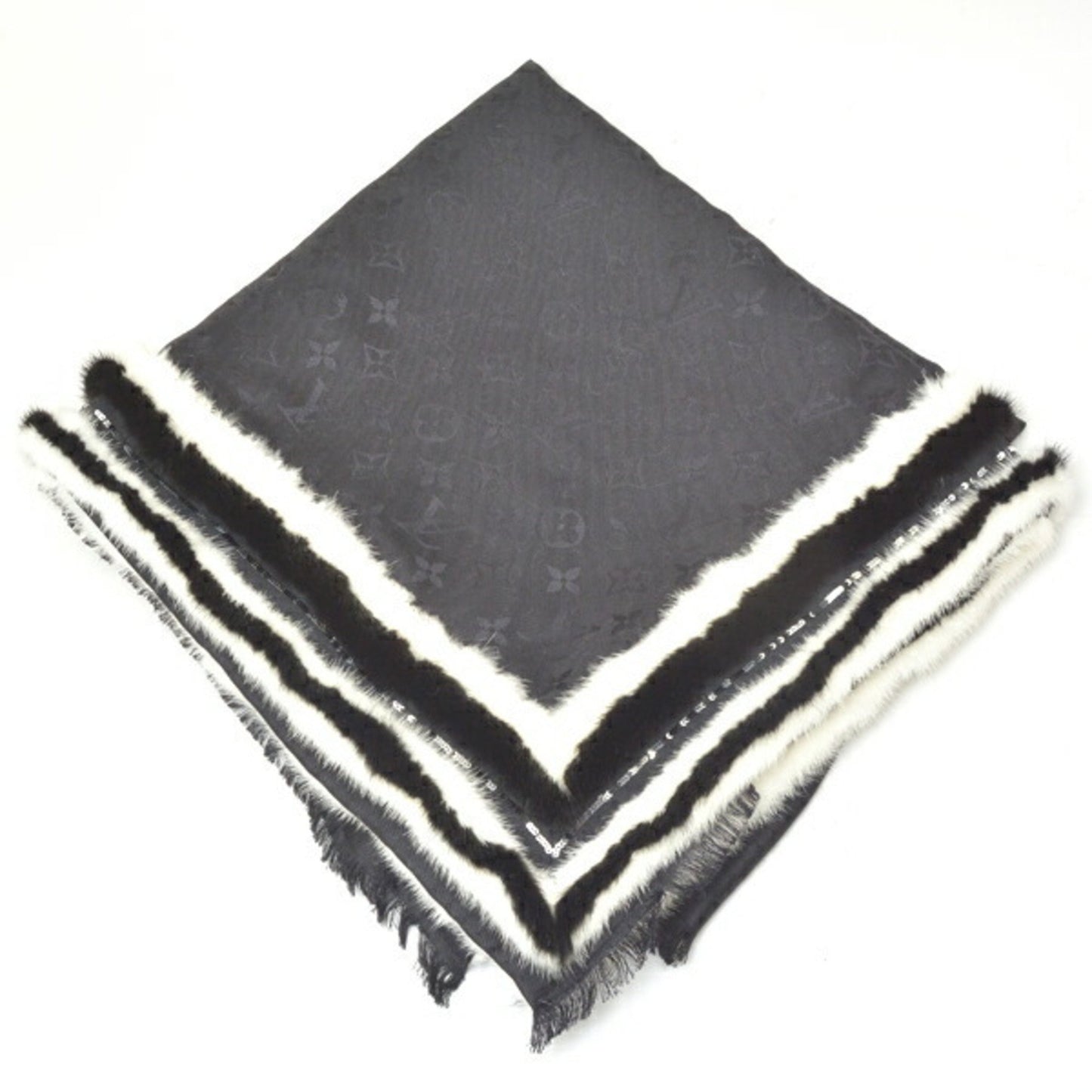 Louis Vuitton Silk Black Scarves