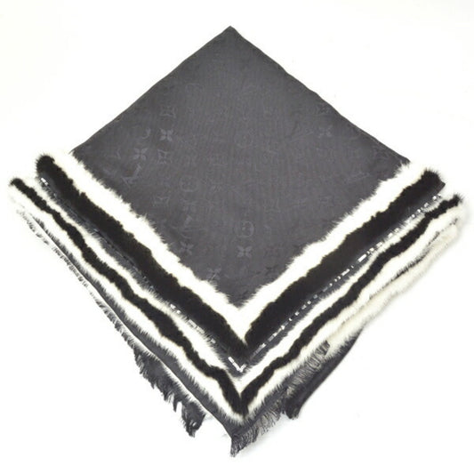 Louis Vuitton Silk Black Scarves
