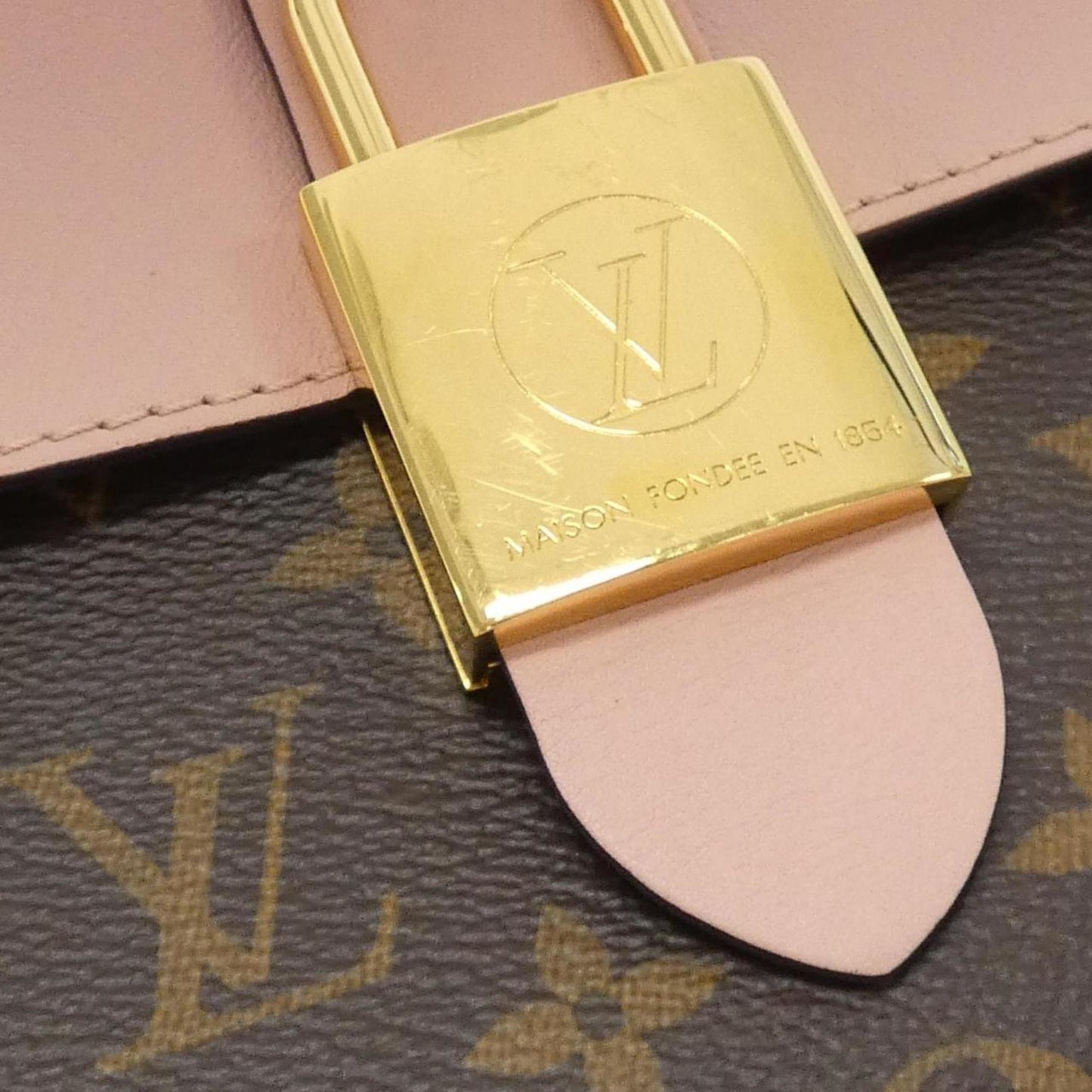 Louis Vuitton Coated Canvas Brown Handbags