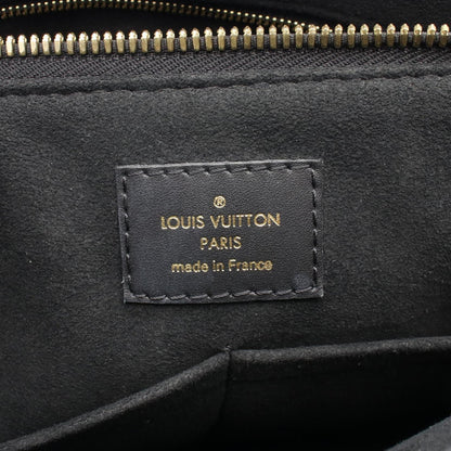 Louis Vuitton Coated Canvas Black Handbags