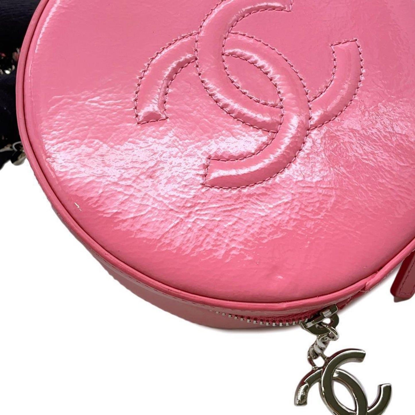 Chanel Patent Pink Shoulder Bags