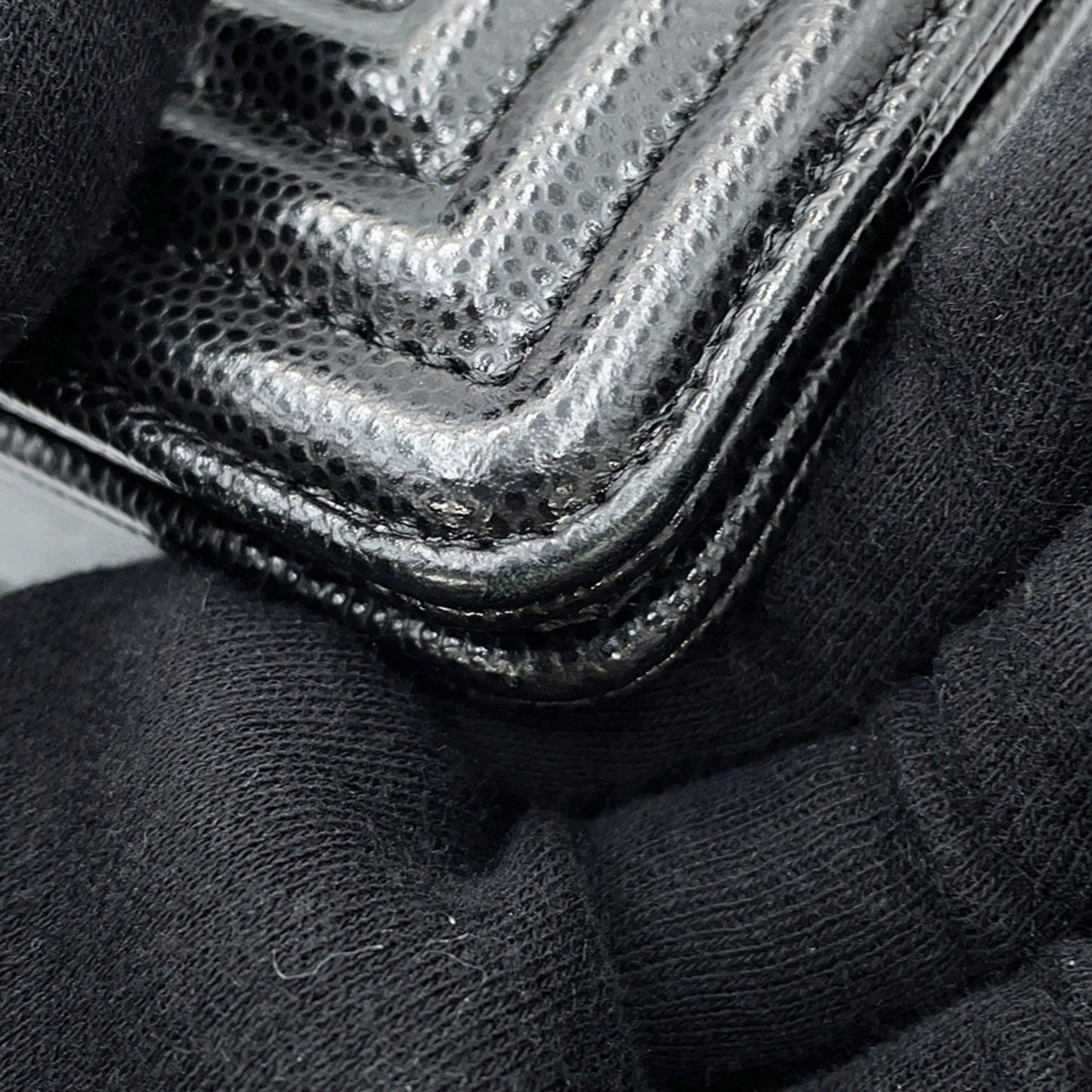 Chanel Calfskin Black Shoulder Bags