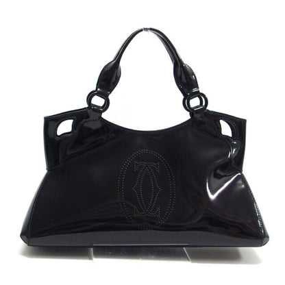 Cartier Patent Black Handbags