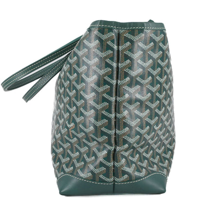 Goyard Coated Canvas Green Tote Bags