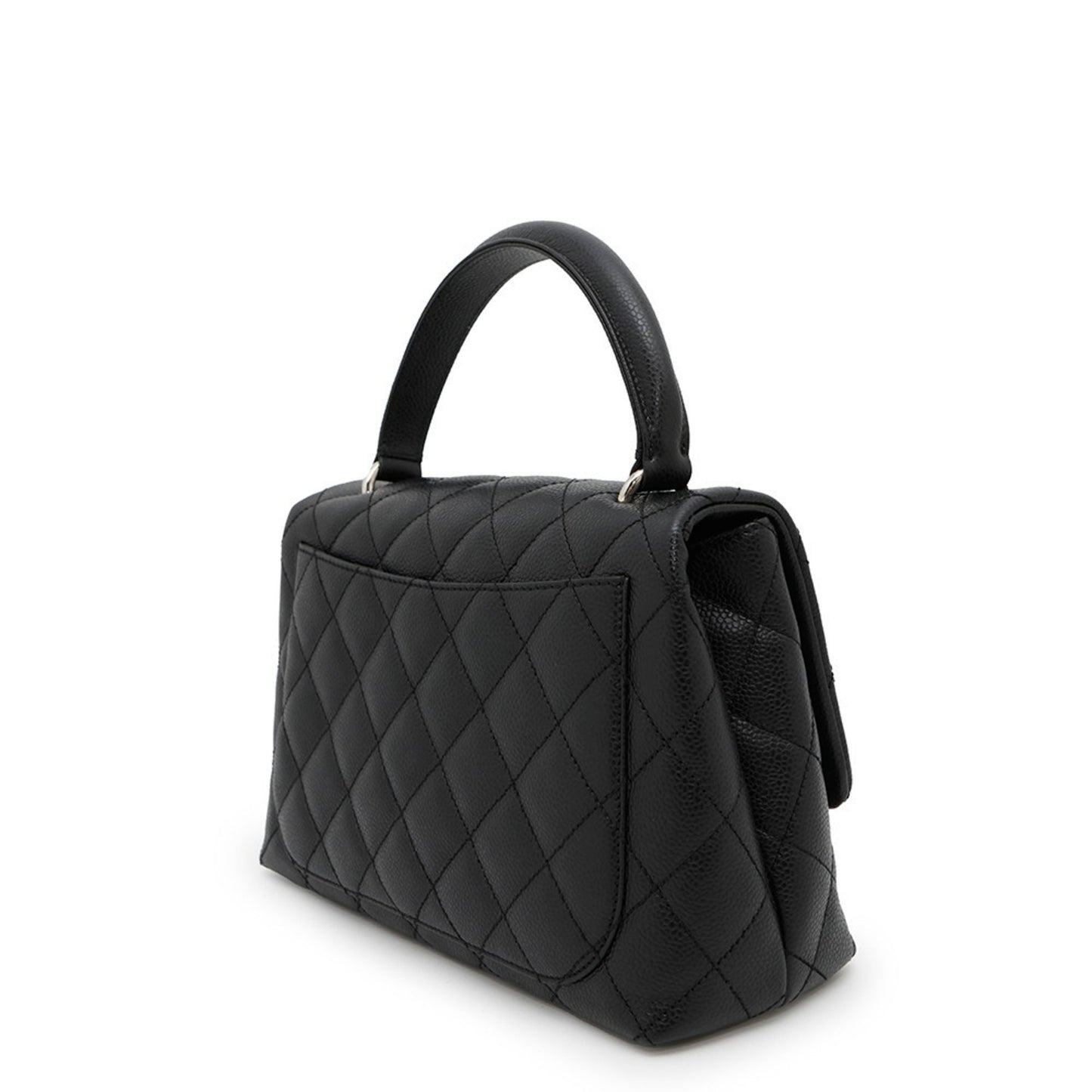 Chanel Calfskin Black Handbags