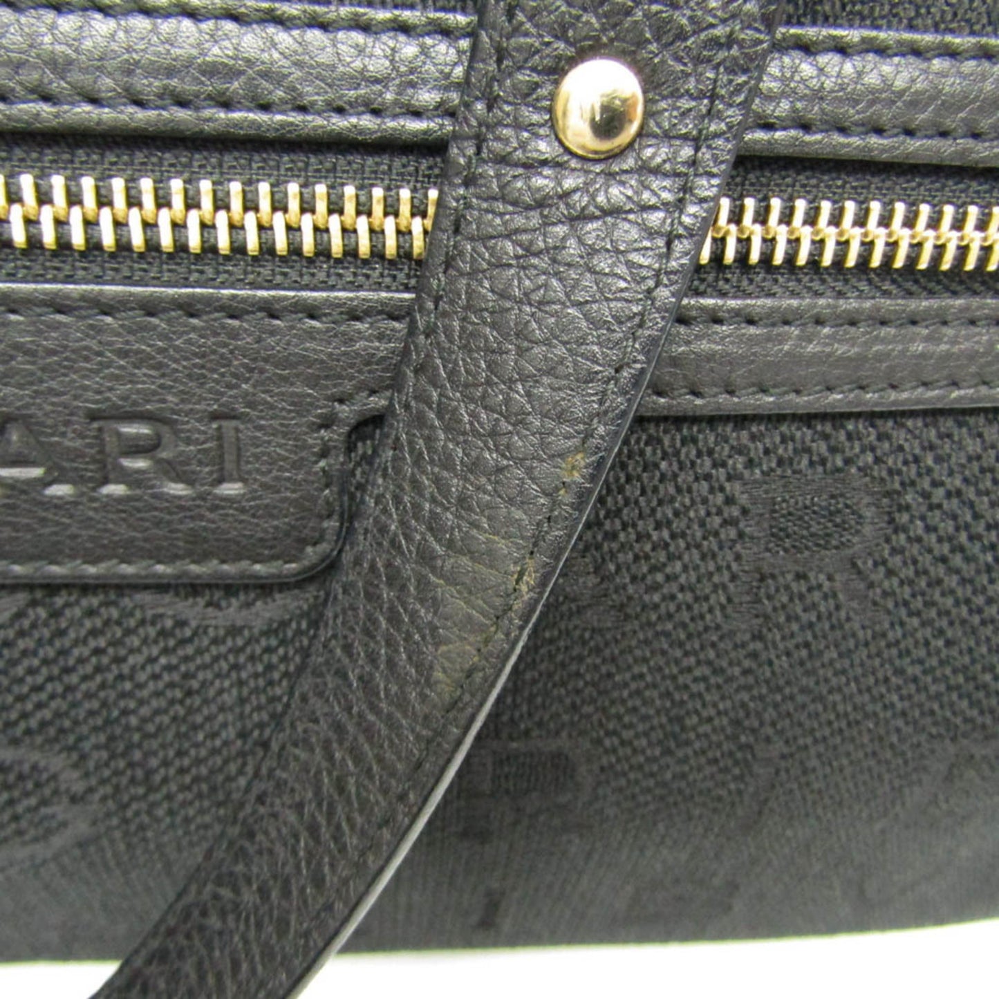 Bvlgari Canvas Black Travel Bags