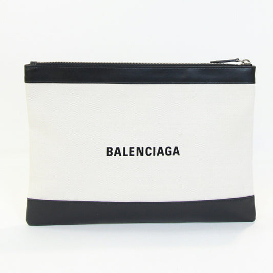 Balenciaga Canvas Black Clutch Bags