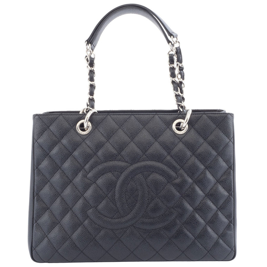 Chanel Calfskin Black Tote Bags