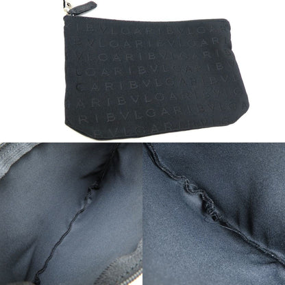 Bvlgari Canvas Black Tote Bags