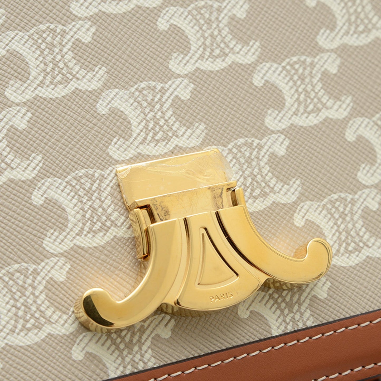 Celine Canvas Gray Shoulder Bags