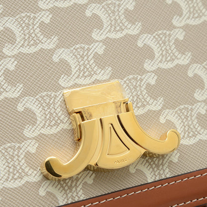 Celine Canvas Gray Shoulder Bags