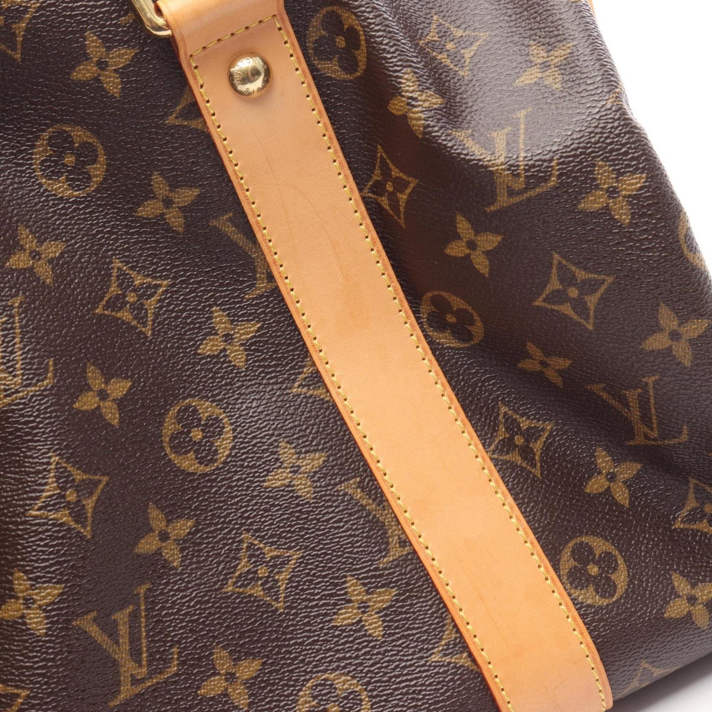 Louis Vuitton Coated Canvas Brown Travel Bags