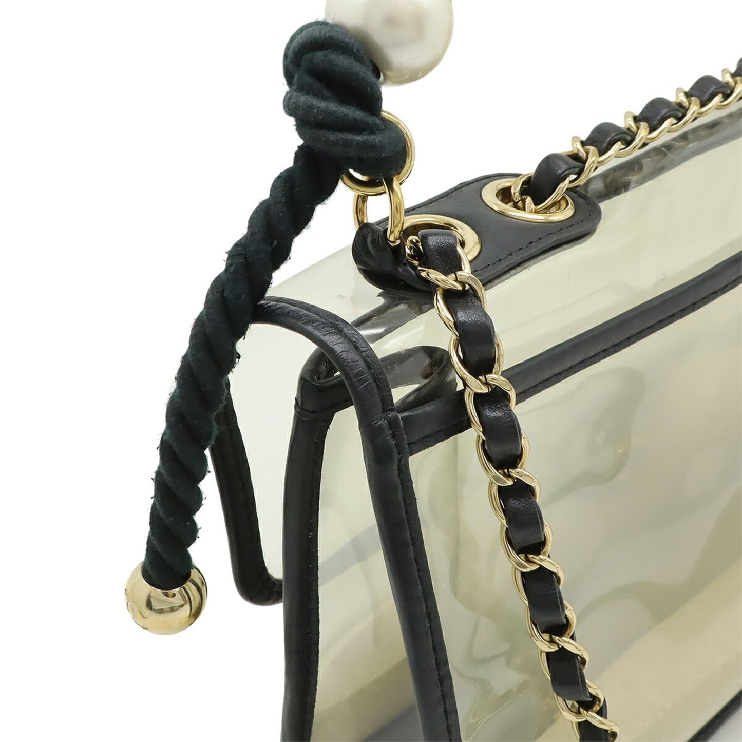 Chanel Pvc Black Handbags