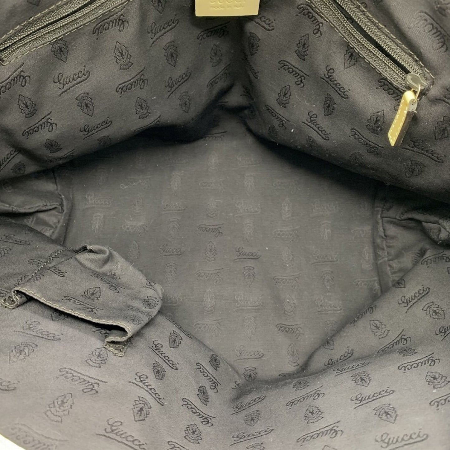 Gucci Canvas Brown Tote Bags