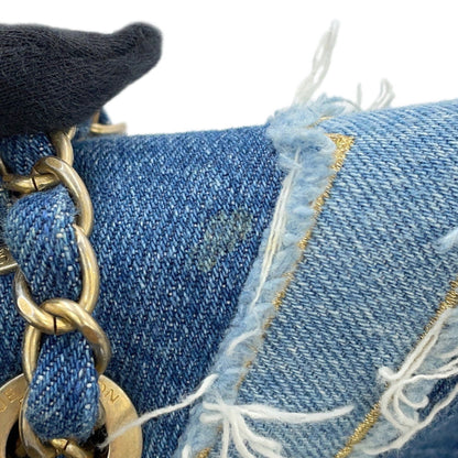 Chanel Denim Blue Shoulder Bags