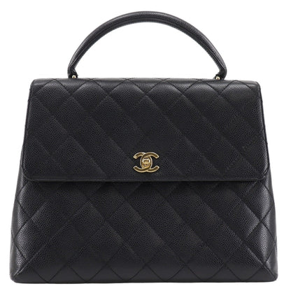 Chanel Calfskin Black Handbags