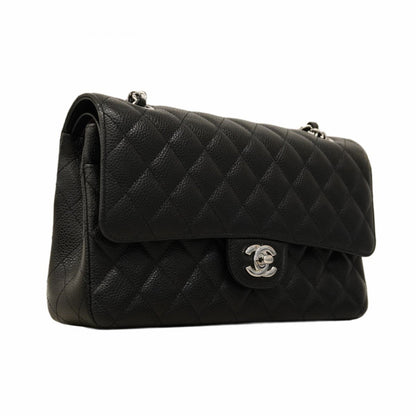 Chanel Calfskin Black Shoulder Bags