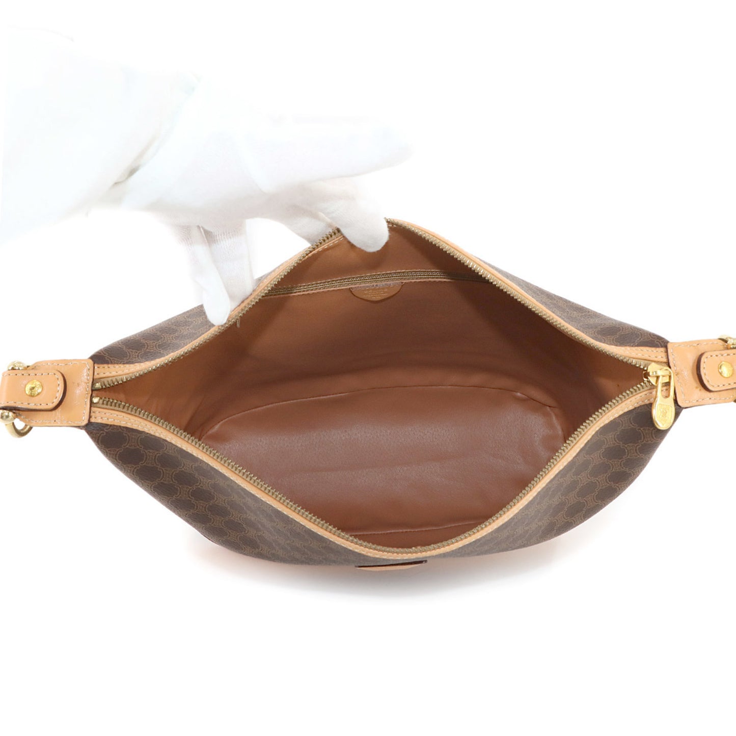 Celine Pvc Brown Shoulder Bags