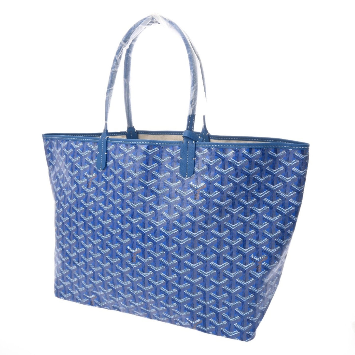 Goyard Pvc Blue Tote Bags