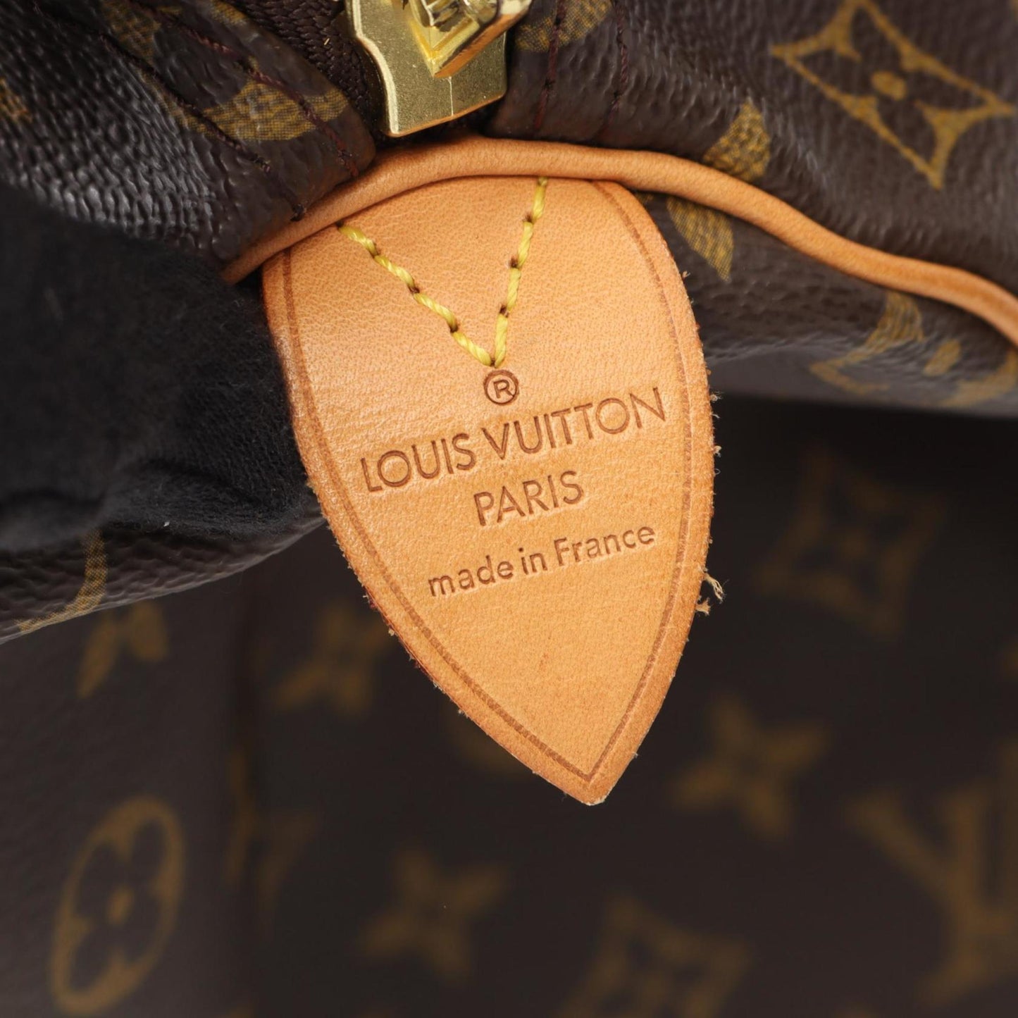 Louis Vuitton Coated Canvas Brown Travel Bags