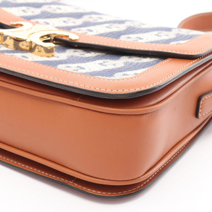 Celine Denim Brown Shoulder Bags