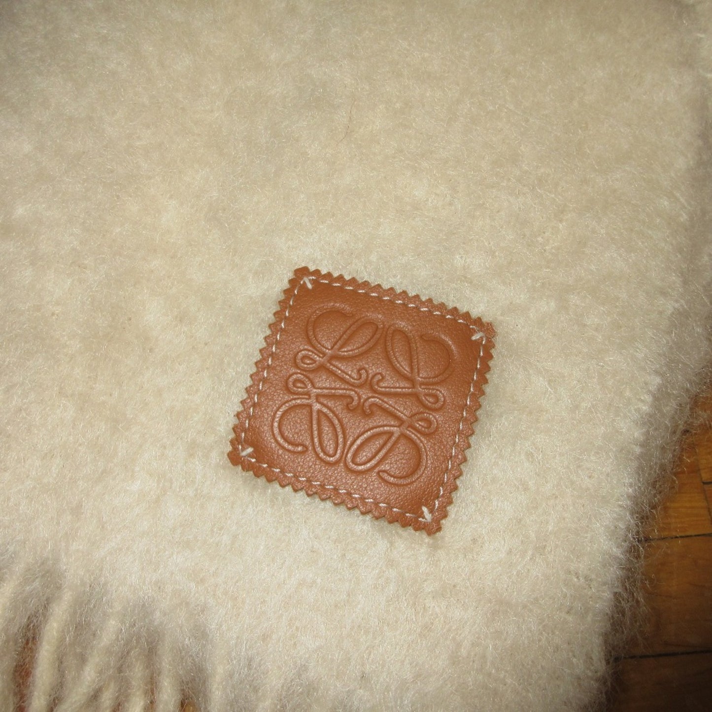 Loewe Wool White Scarves