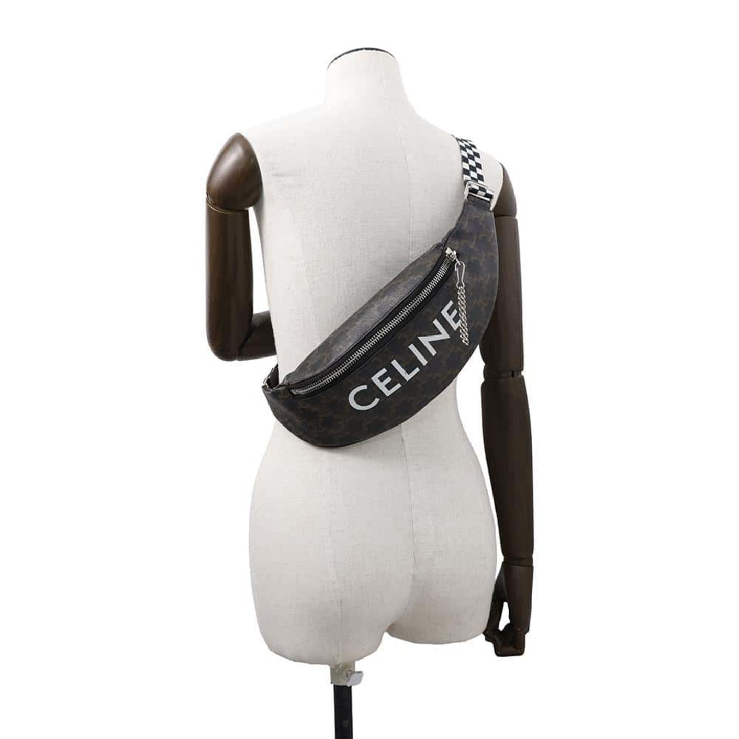 Celine Pvc Brown Crossbody Bags