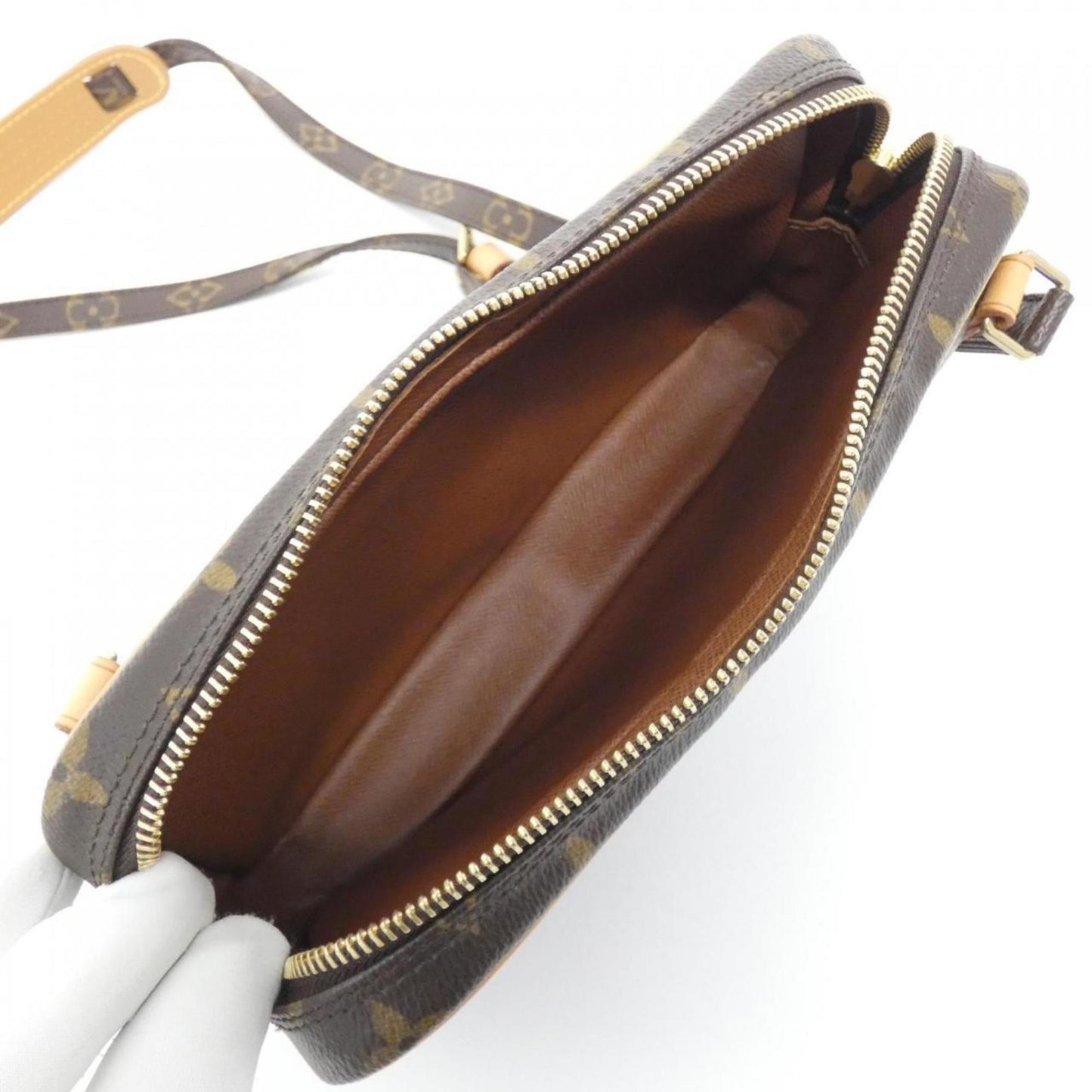 Louis Vuitton Coated Canvas Brown Shoulder Bags