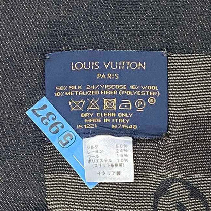 Louis Vuitton Silk Black Scarves
