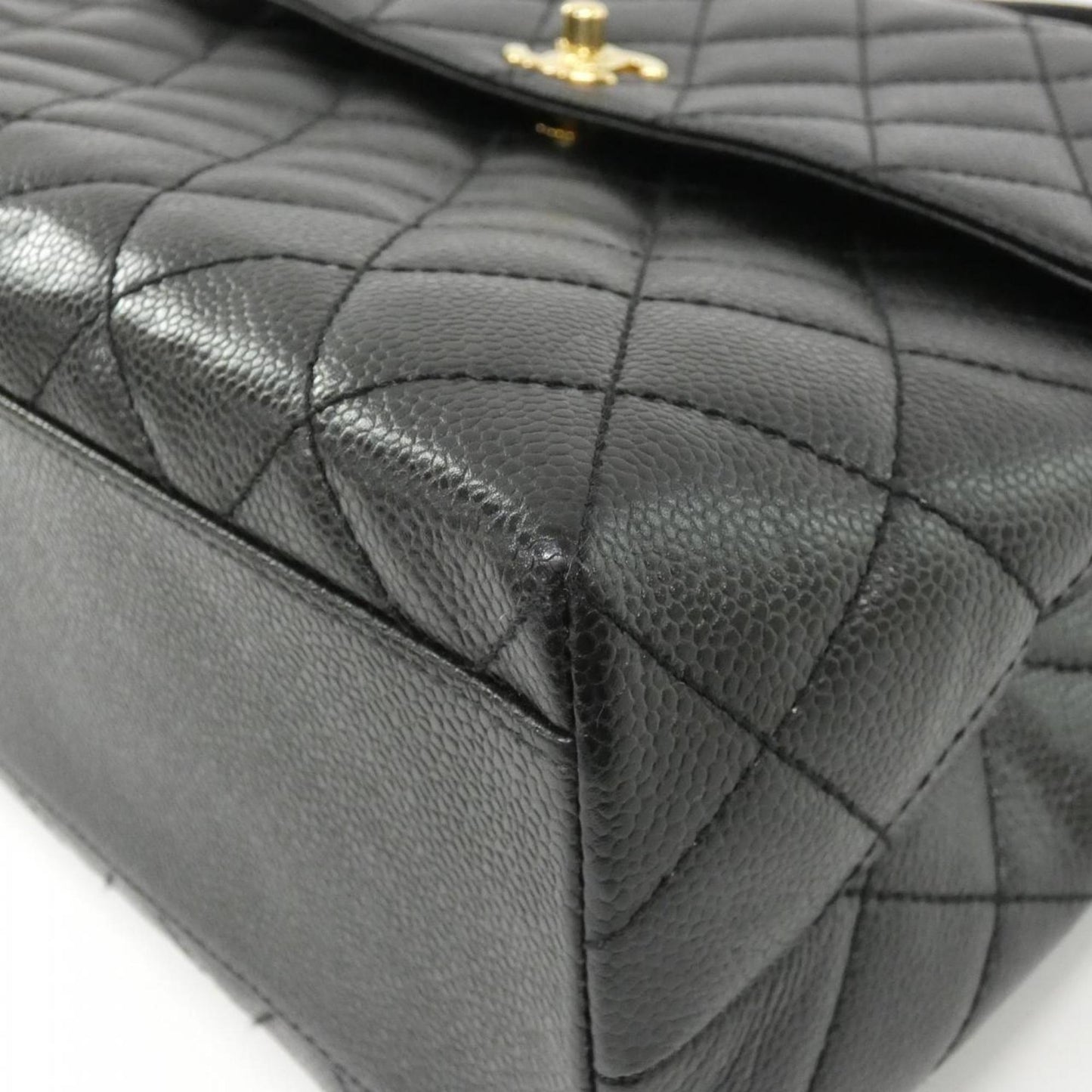 Chanel Calfskin Black Handbags