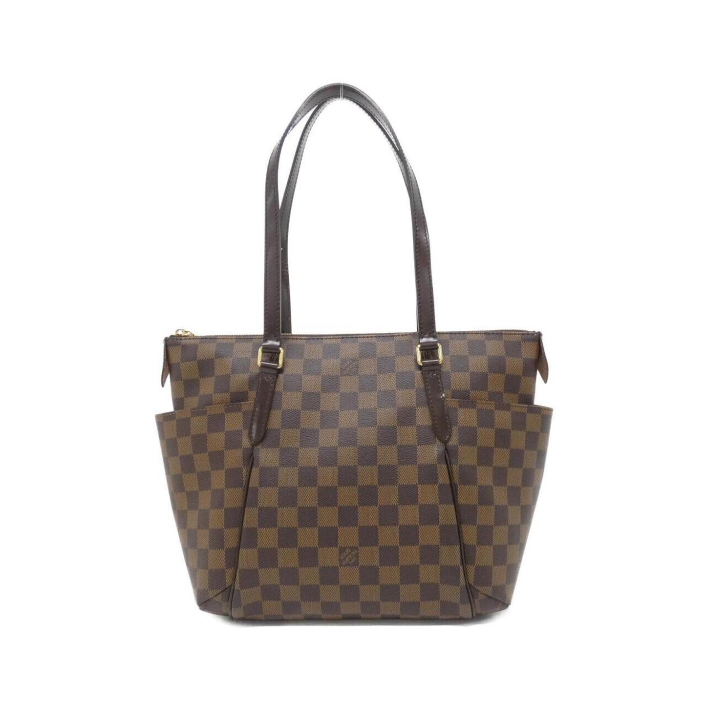 Louis Vuitton Coated Canvas Brown Handbags