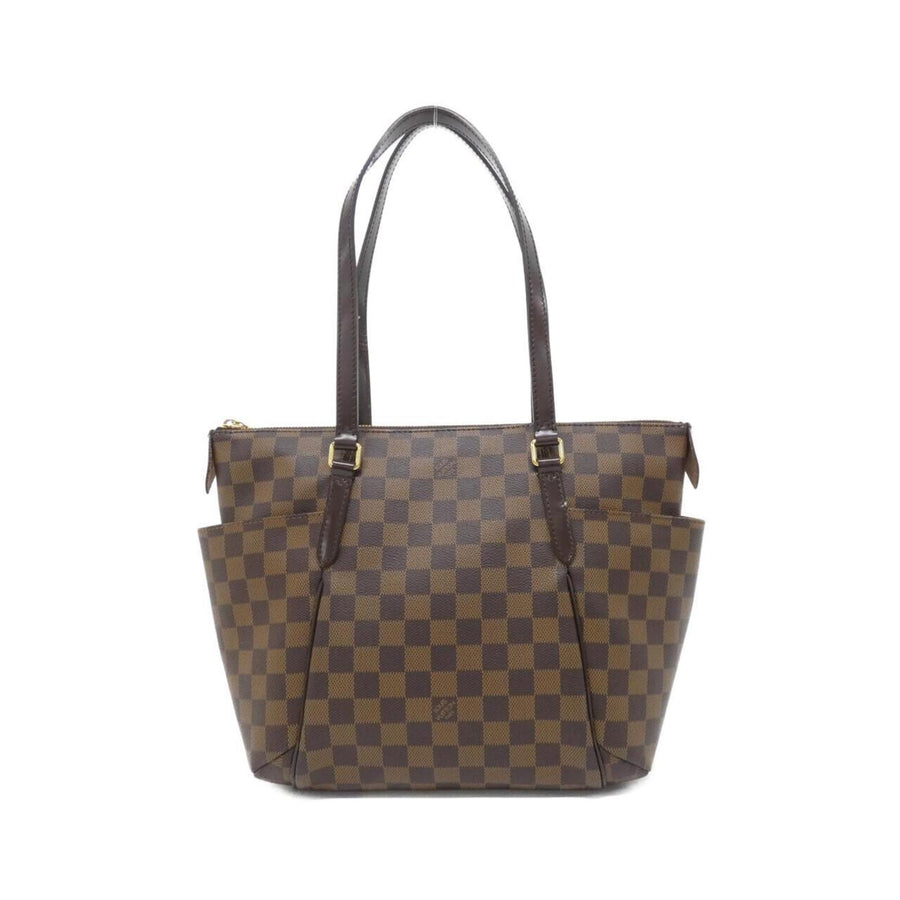 Louis Vuitton Coated Canvas Brown Handbags