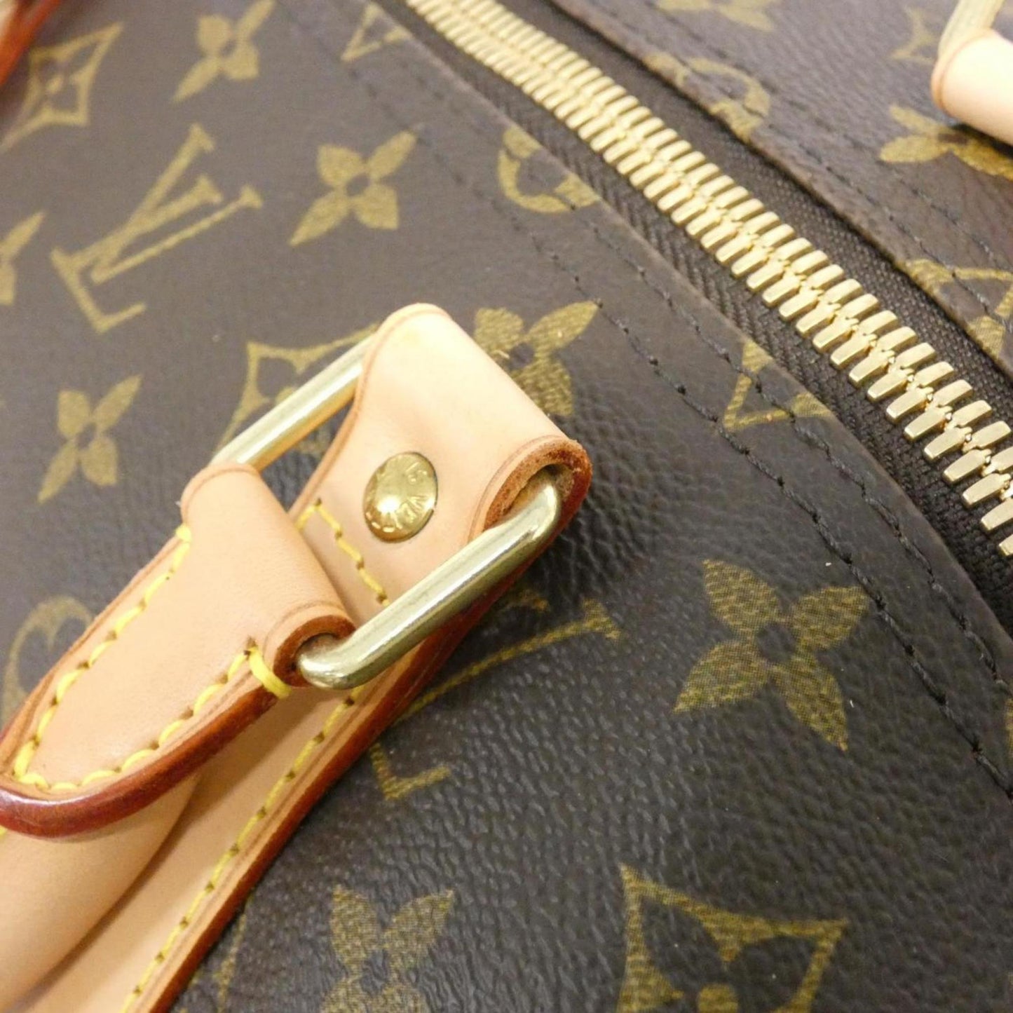 Louis Vuitton Coated Canvas Brown Travel Bags
