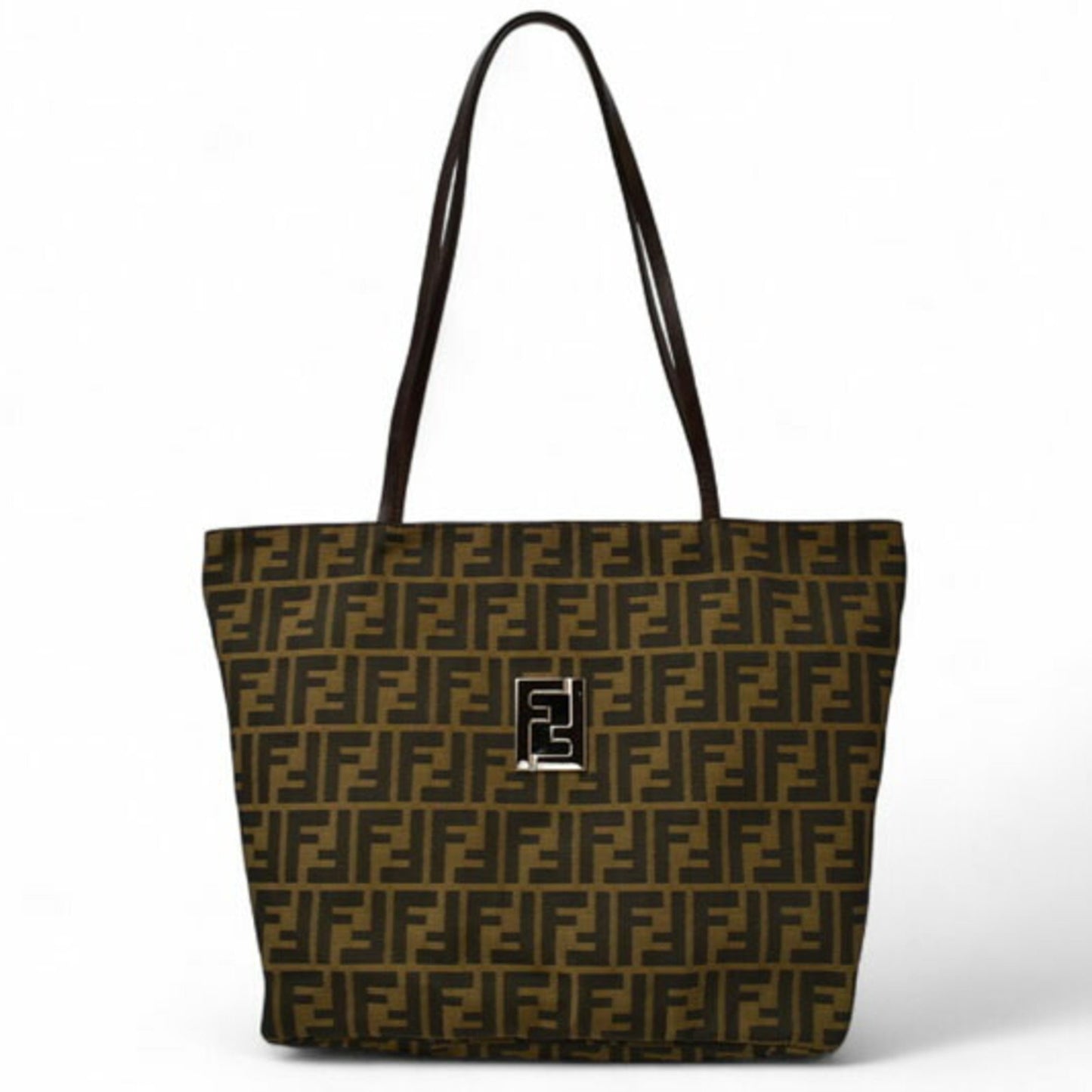 Fendi Canvas Brown Tote Bags