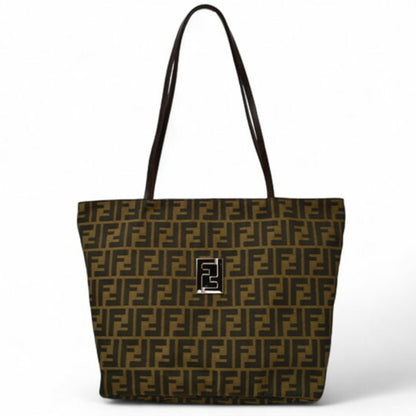 Fendi Canvas Brown Tote Bags