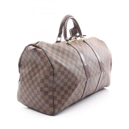 Louis Vuitton Coated Canvas Brown Travel Bags