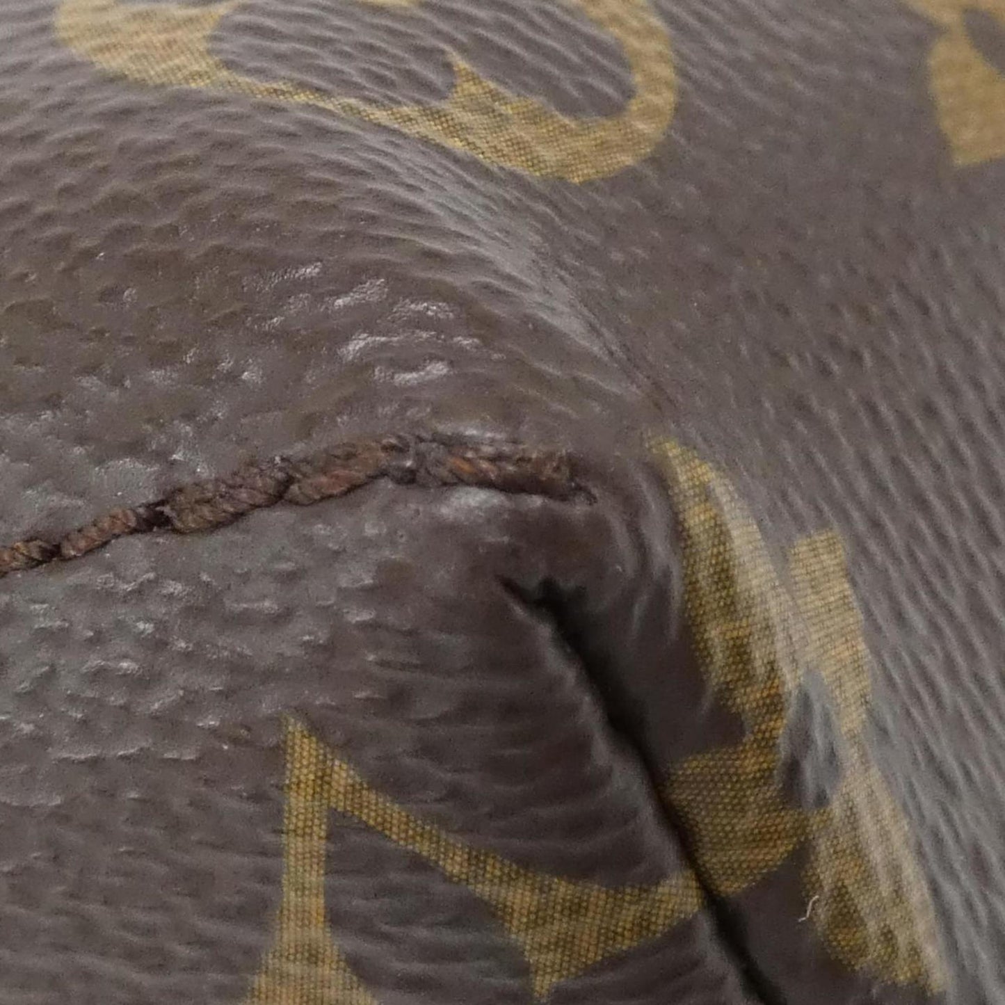 Louis Vuitton Coated Canvas Brown Shoulder Bags