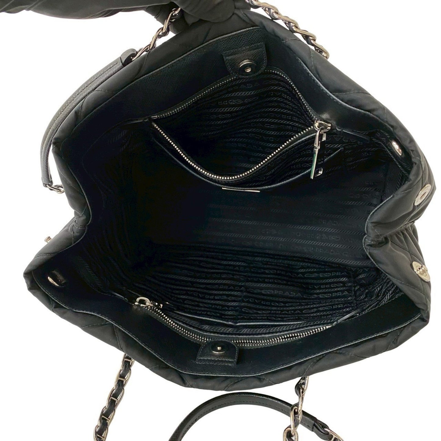 Prada Nylon Black Shoulder Bags