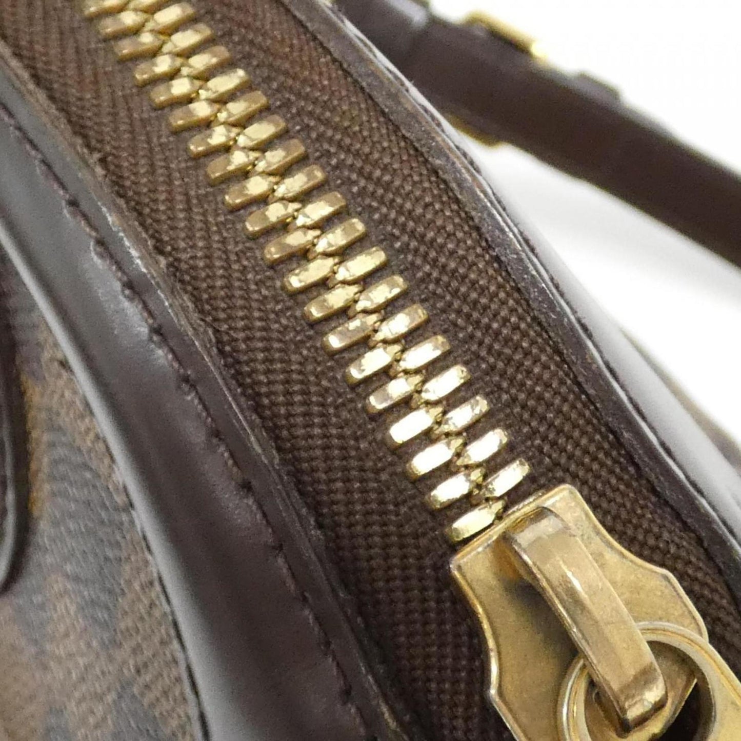 Louis Vuitton Coated Canvas Brown Handbags