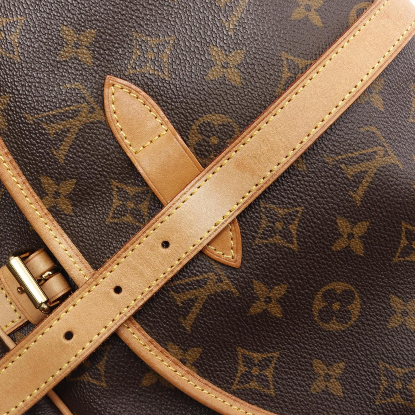 Louis Vuitton Monogram Canvas Brown Shoulder Bags