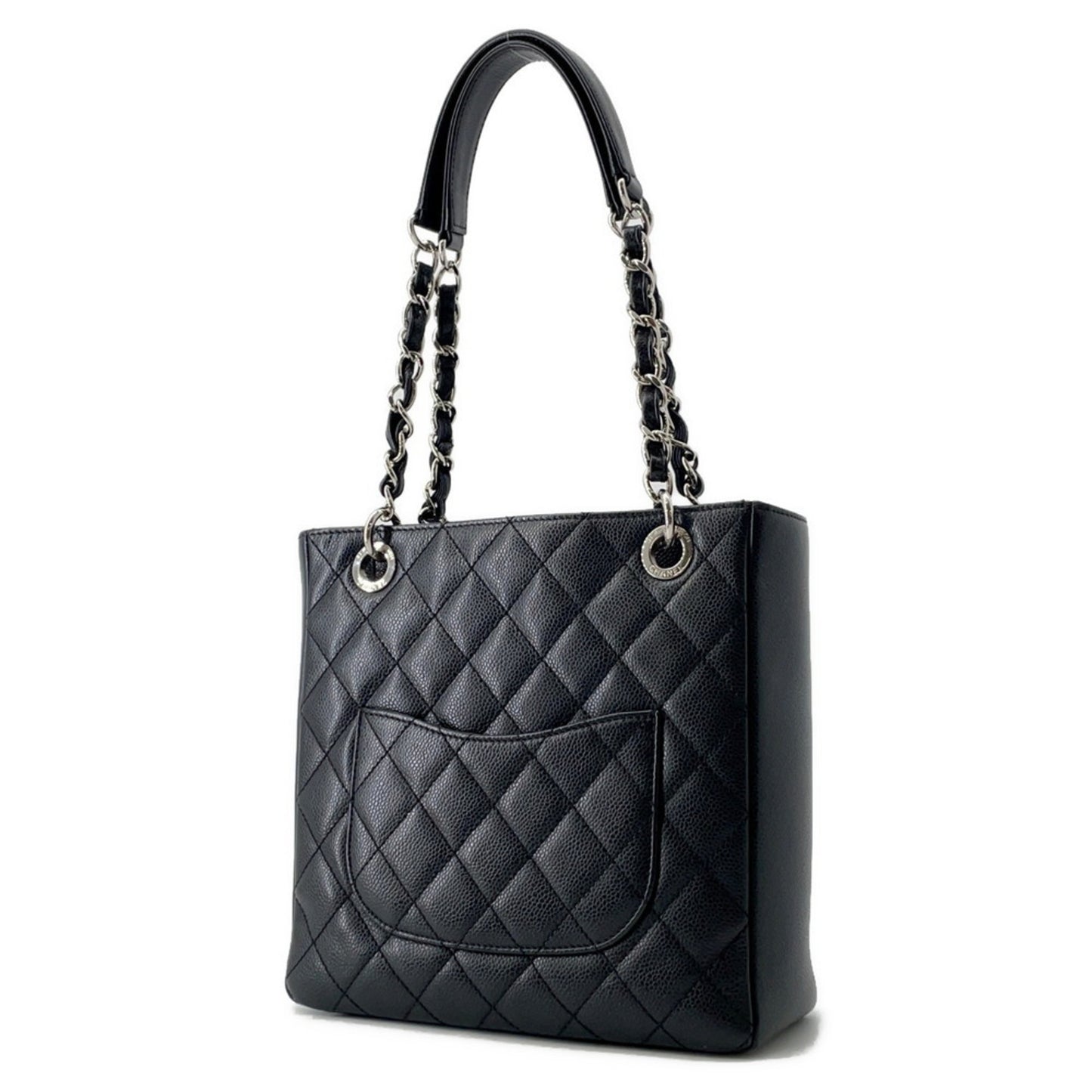 Chanel Calfskin Black Shoulder Bags