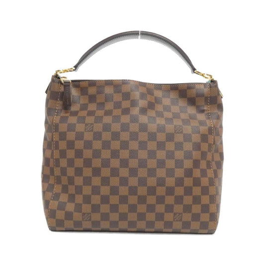 Louis Vuitton Coated Canvas Brown Shoulder Bags